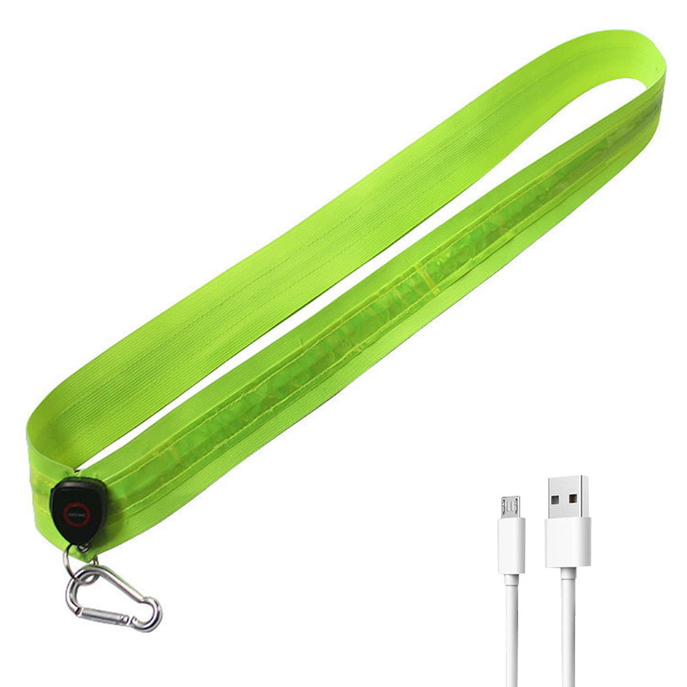 Running Gear Usa - LED-hardloopriem Oplaadbare verlichte schouderbanden voor heren