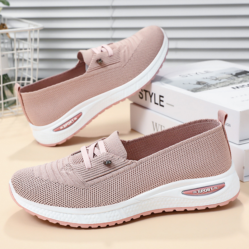 Running Gear Women - Oversized vrijetijdsschoenen voor dames, ademende enkellaarsjes,