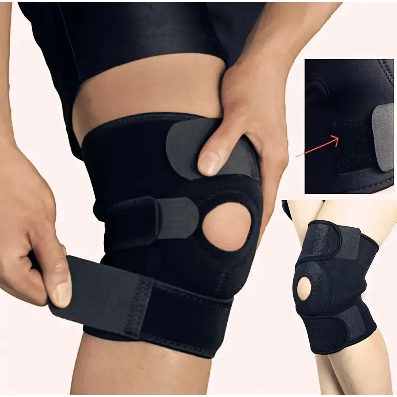 Running Gear Essential - Kniebeschermers met veerondersteuning, brace voor sport