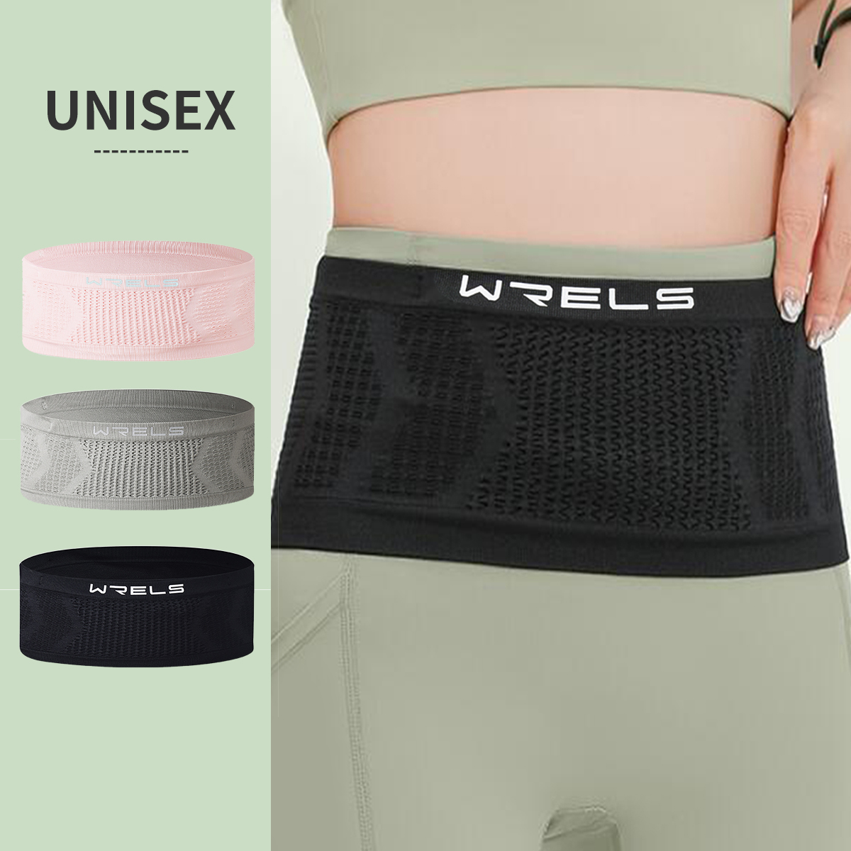 Running Gear To Hold Phone - WRELS Onzichtbare heuptas Lichtgewicht ademende elastische