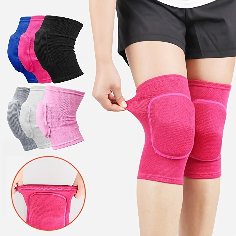 Running Gear Essential - Warme kniebeschermers, antislip elastische sportkniebeschermers voor