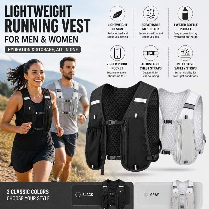 Reflecterende lichtgewicht ves - Running Gear Essential recensie en prijs