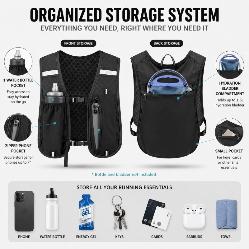 Reflecterende lichtgewicht ves - Running Gear Essential recensie en prijs