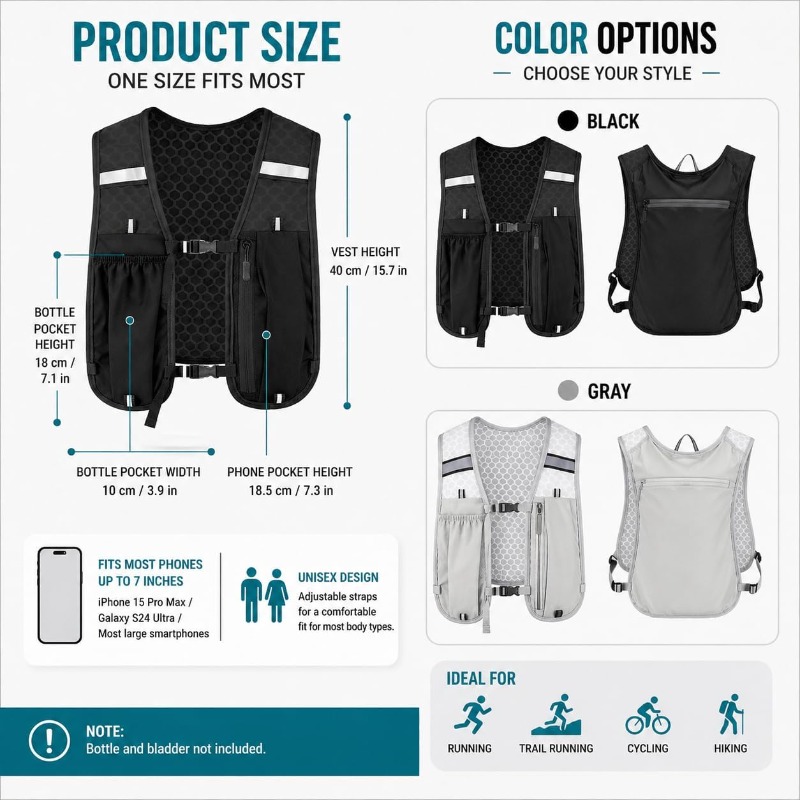 Reflecterende lichtgewicht ves - Running Gear Essential recensie en prijs