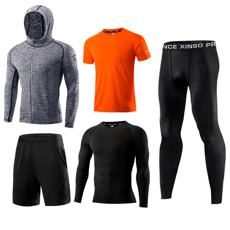 5-delige fitnesskledingset voo - Running Gear Quick Dry recensie en prijs
