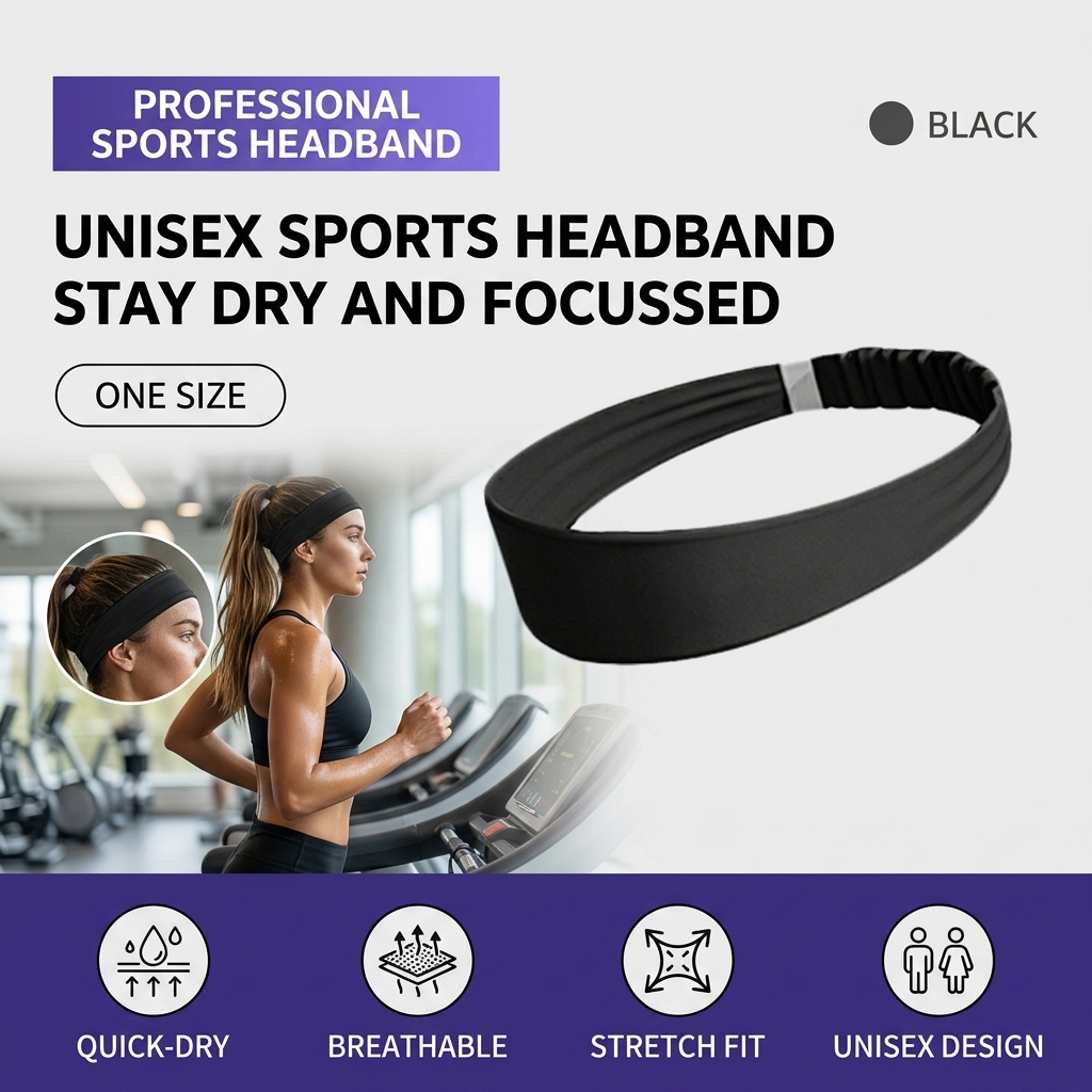 Ademende sport hoofdband, voch - Running Gear Quick Dry recensie en prijs