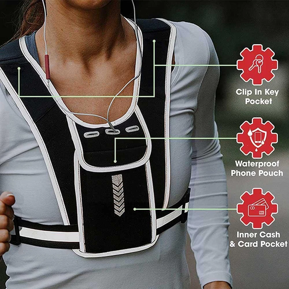 Hardloop Vest Telefoonhouder V - Running Gear Essential recensie en prijs